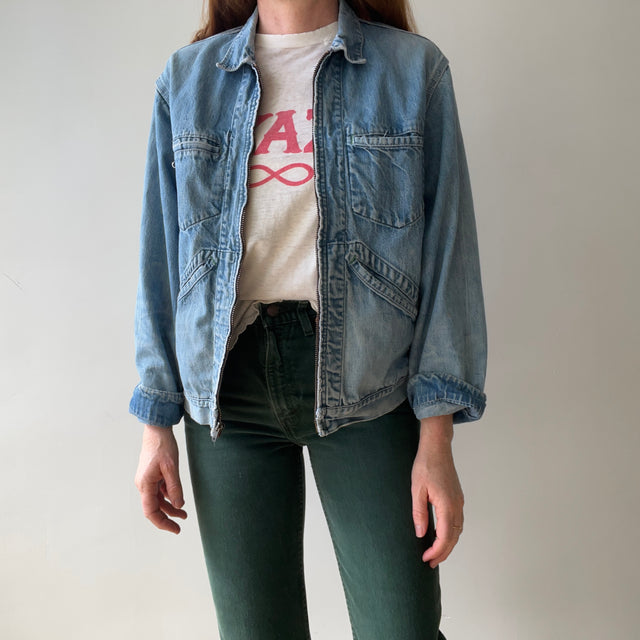 1960s Osh Kosh Denim Zip Jacket - THE OG TAG!!!