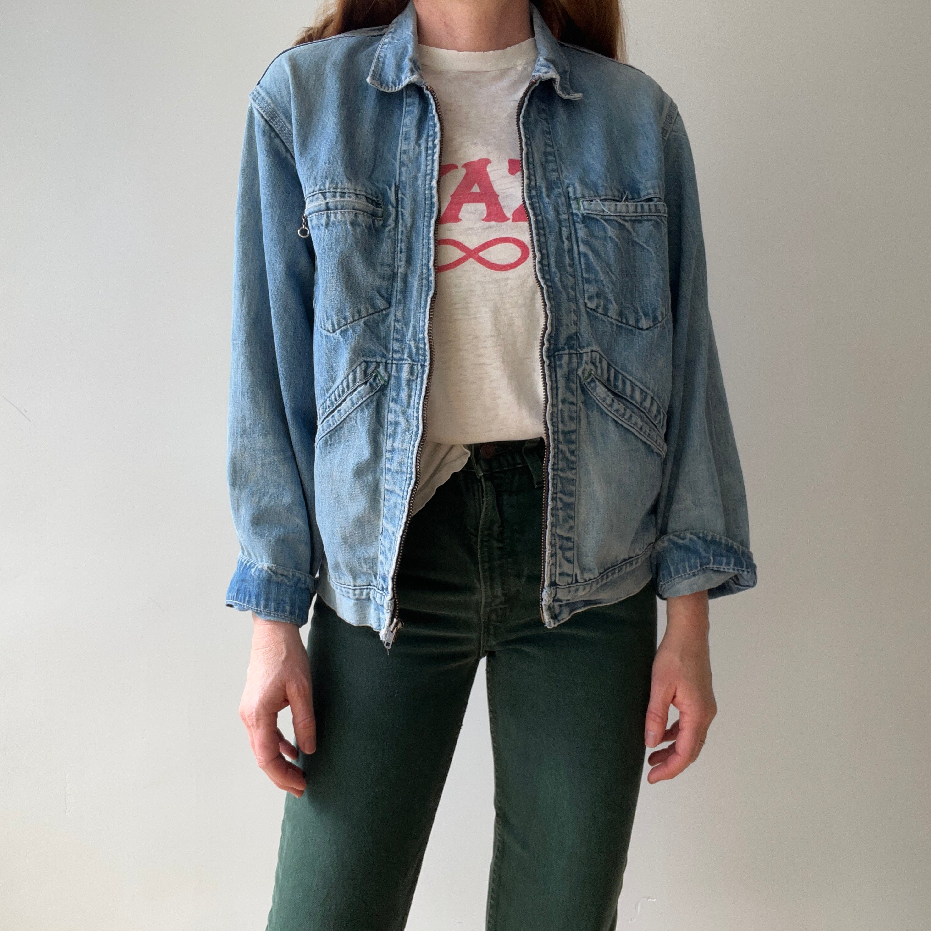 1960s Osh Kosh Denim Zip Jacket - THE OG TAG!!!