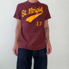 1980s St. Brigid Mish #17 Russell Athletic Shirt