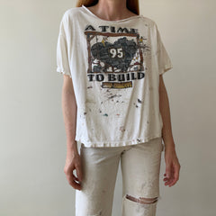 1995 A Time To Build Group Work Camps T-Shirt