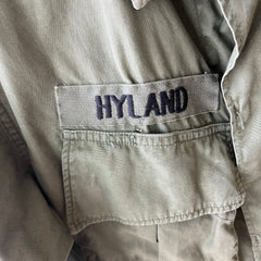 1960s OG 107 Vietnam Era and Patched Smaller Size Jacket - The Arm Patches! Collectible