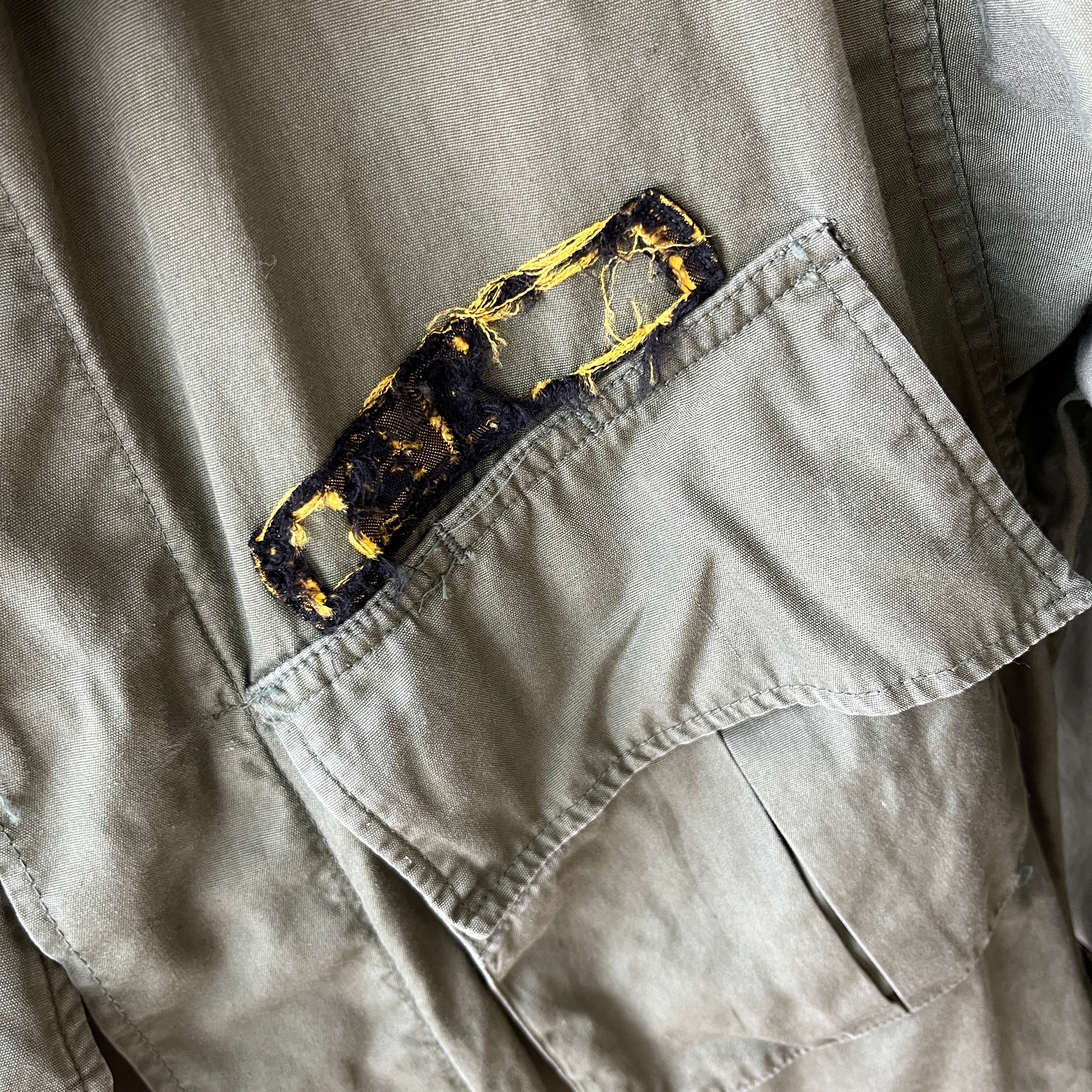 1960s OG 107 Vietnam Era and Patched Smaller Size Jacket - The Arm Patches! Collectible