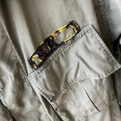 1960s OG 107 Vietnam Era and Patched Smaller Size Jacket - The Arm Patches! Collectible