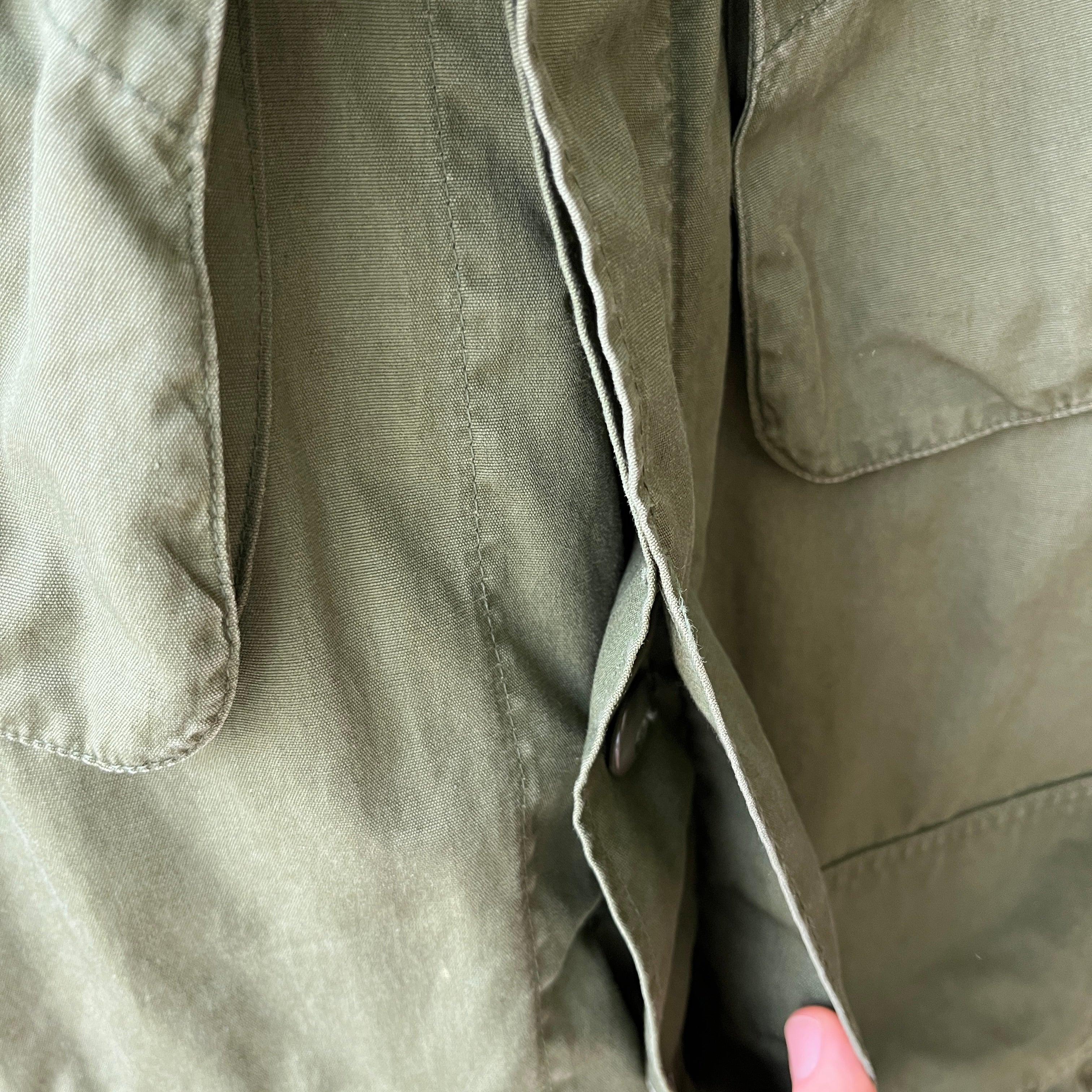 1960s OG 107 Vietnam Era and Patched Smaller Size Jacket - The Arm Patches! Collectible