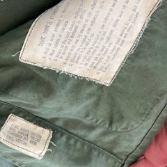 1960s OG 107 Vietnam Era and Patched Smaller Size Jacket - The Arm Patches! Collectible