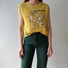1970s Beer Drinkers Make Better Loves Dumpster Chic Muscle Tank