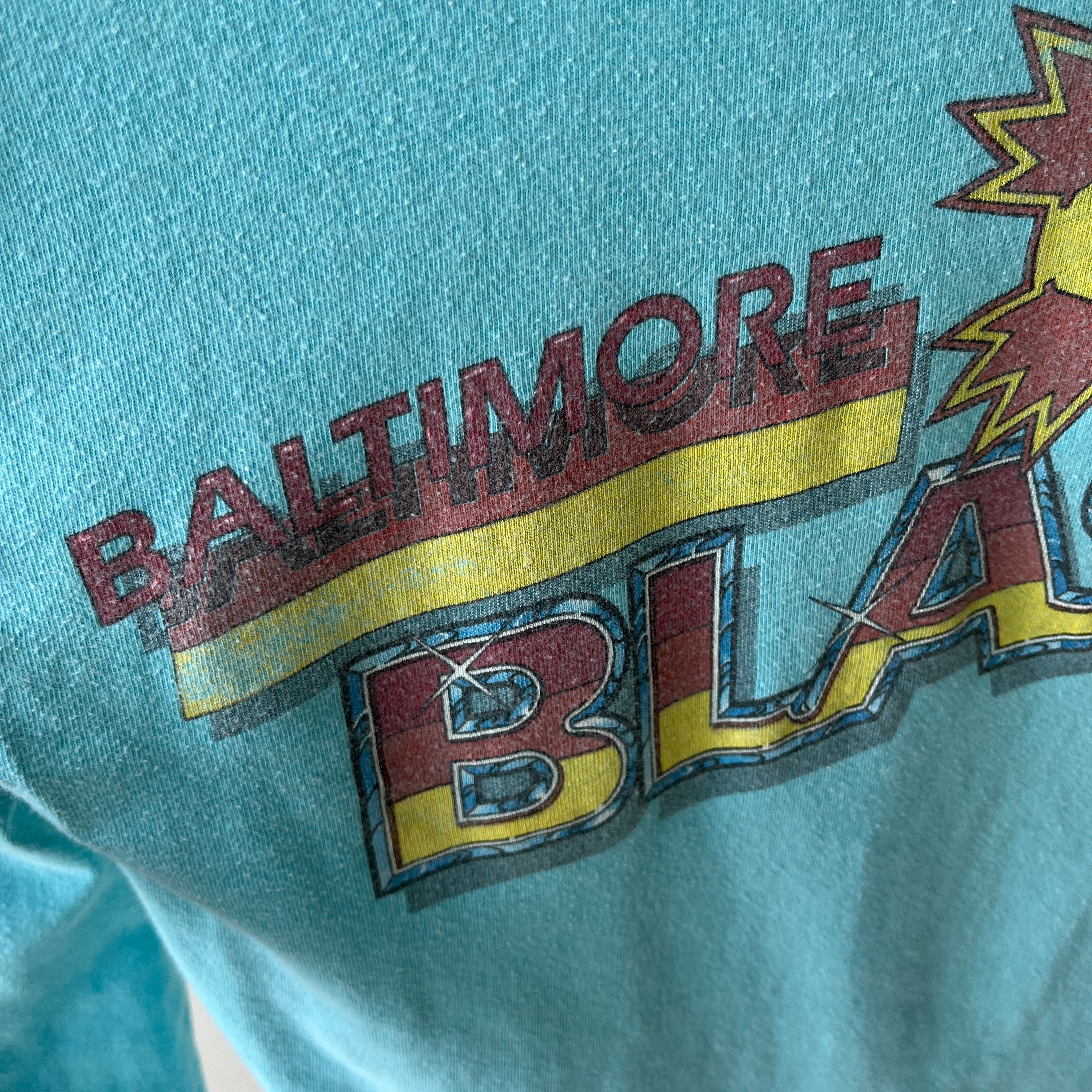 1980s Baltimore Blast Long Sleeve Smaller Soccer Shirt