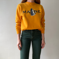 2002 Yellow Maine Sweatshirt