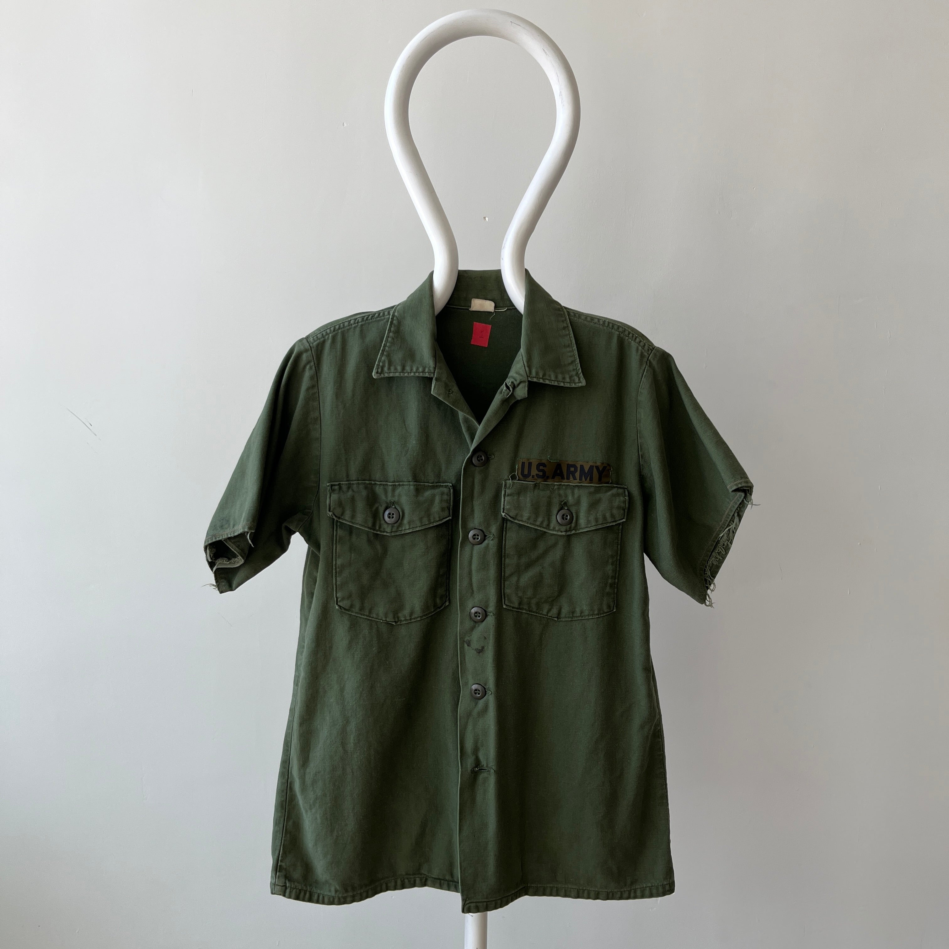 1970 Short Sleeve OG-107 US Military Vietnam Era Shirt