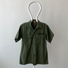 1970 Short Sleeve OG-107 US Military Vietnam Era Shirt