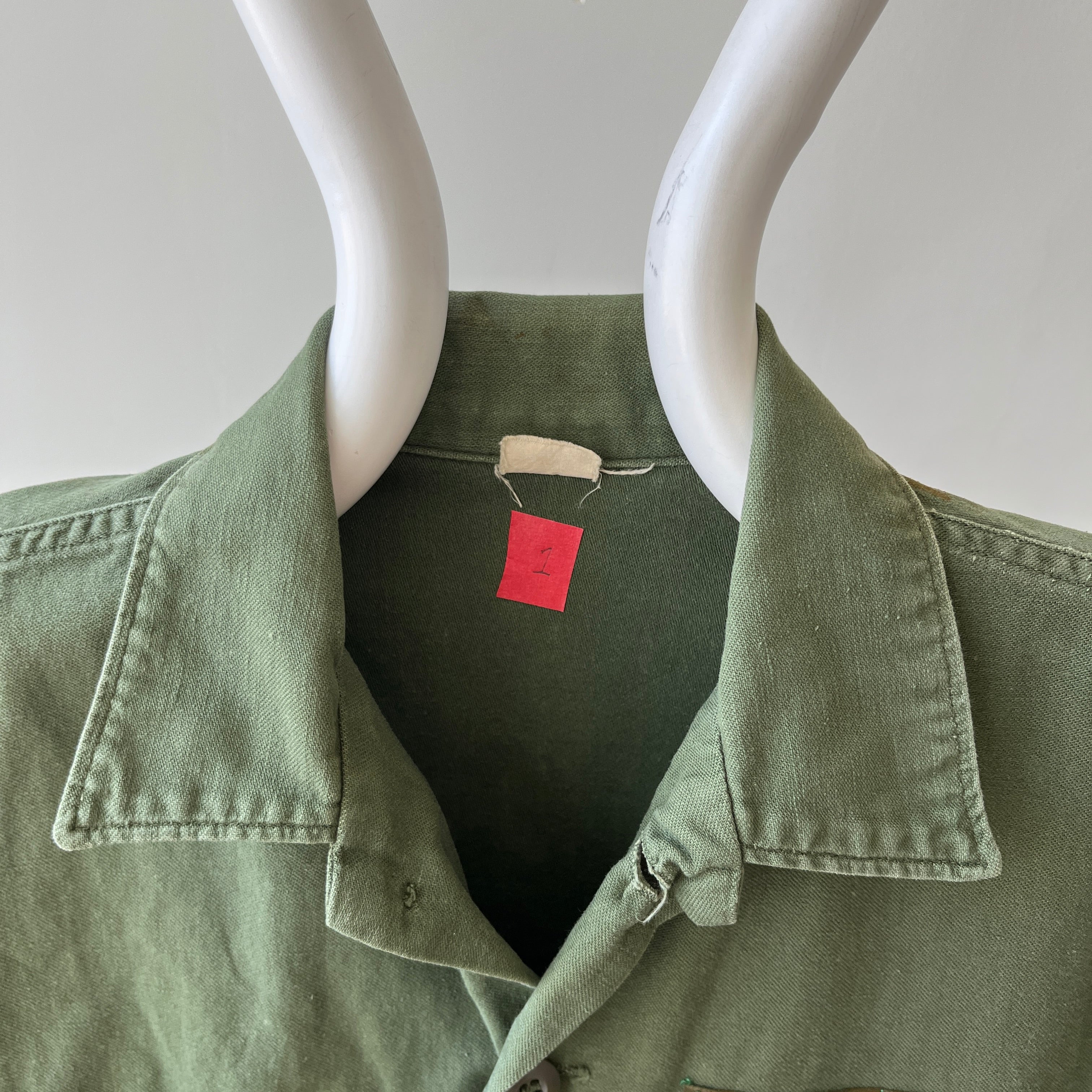 1970 Short Sleeve OG-107 US Military Vietnam Era Shirt