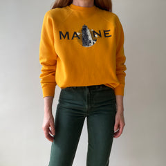 2002 Yellow Maine Sweatshirt