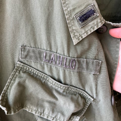 1970s Vietnam Jungle Jacket with Slanted Pockets and Redone Sleeves (Originals are still there)