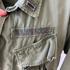 1970s Vietnam Jungle Jacket with Slanted Pockets and Redone Sleeves (Originals are still there)