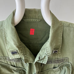 1970s Vietnam Jungle Jacket with Slanted Pockets and Redone Sleeves (Originals are still there)