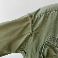 1970s Vietnam Jungle Jacket with Slanted Pockets and Redone Sleeves (Originals are still there)