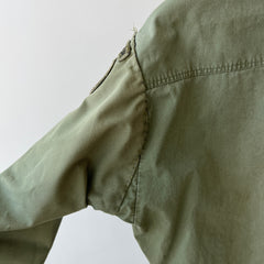 1970s Vietnam Jungle Jacket with Slanted Pockets and Redone Sleeves (Originals are still there)