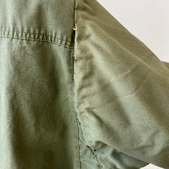 1970s Vietnam Jungle Jacket with Slanted Pockets and Redone Sleeves (Originals are still there)