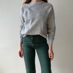 1970s Blank Sweatshirt Grey