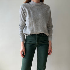 1970s Blank Sweatshirt Grey
