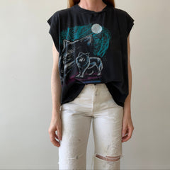 1990s Wolf Cut Off T-Shirt - YES PLEASE
