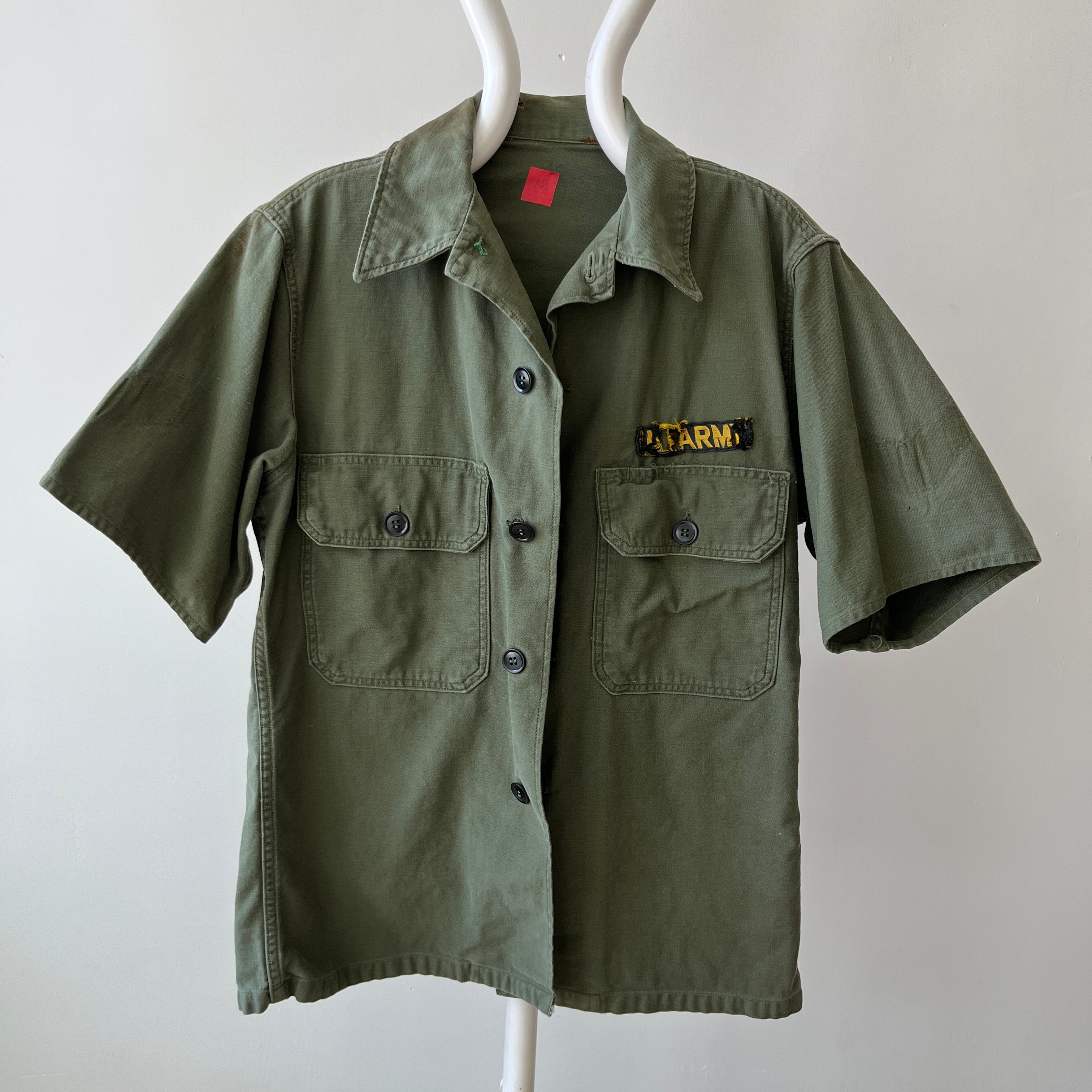 1964 Cut Short Sleeve OG-107 US Army Shirt -
