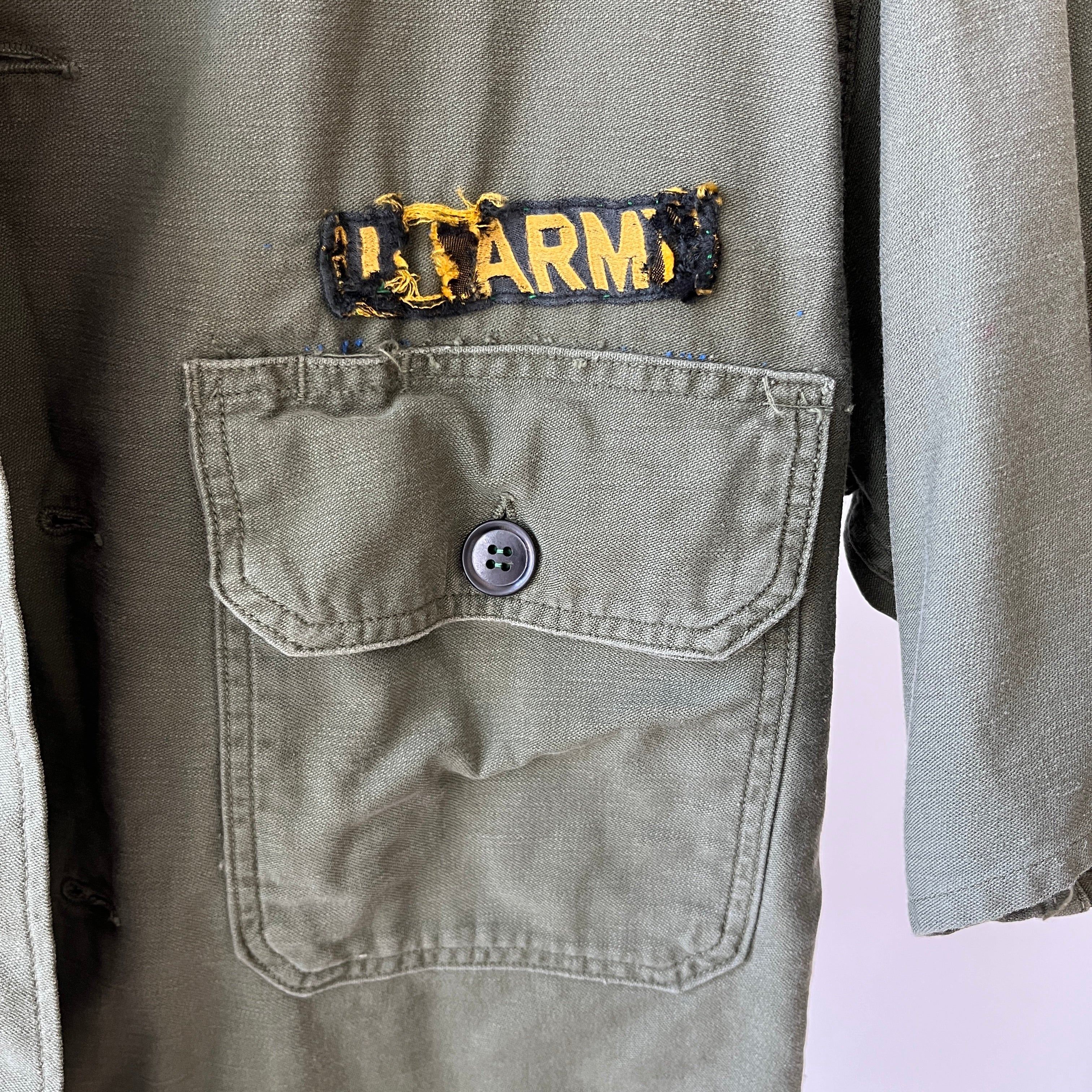 1964 Cut Short Sleeve OG-107 US Army Shirt -