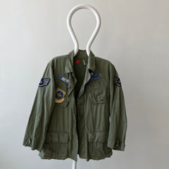1969 US AIr Force Beat Up Vietnam Cotton Lightweight Jacket