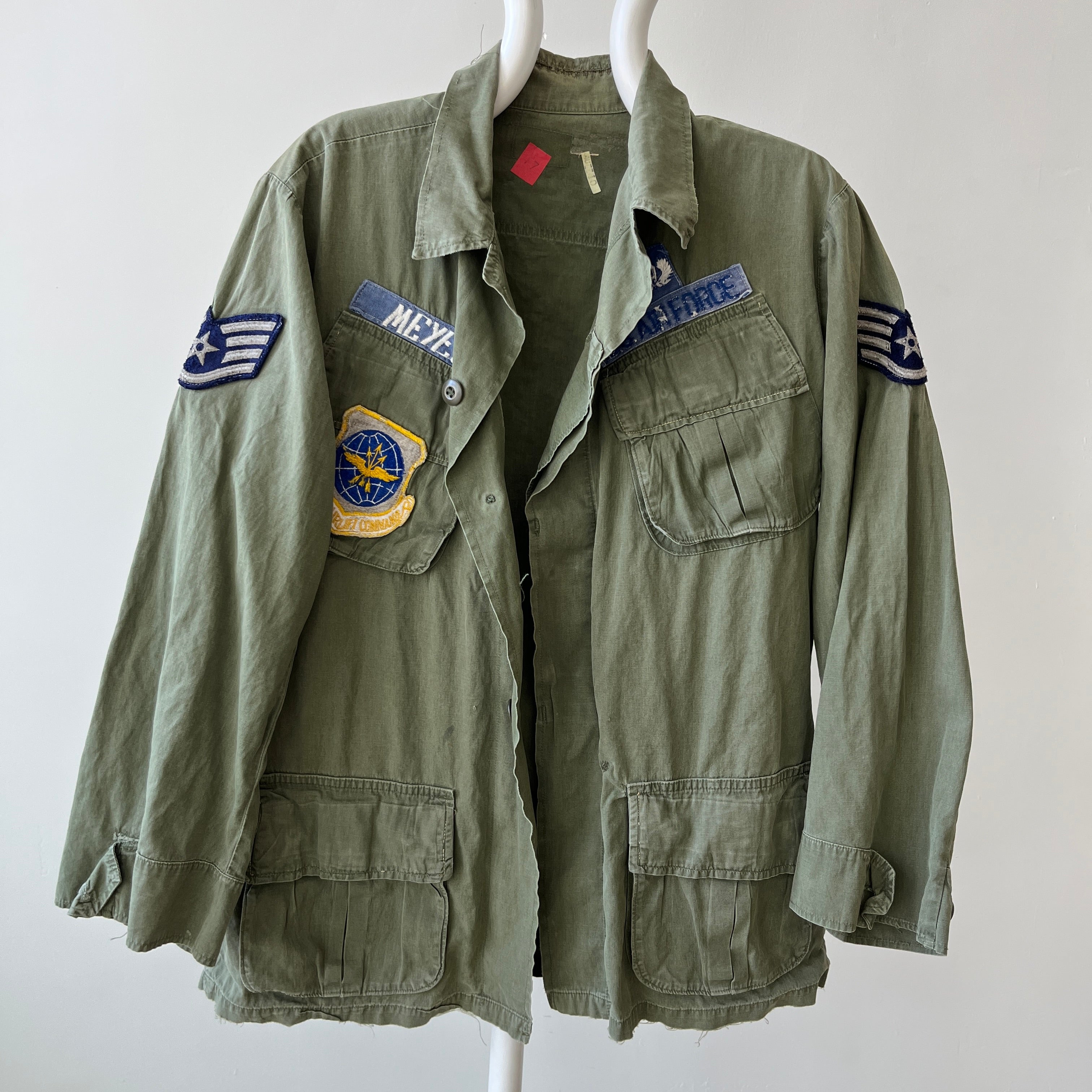 1969 US AIr Force Beat Up Vietnam Cotton Lightweight Jacket