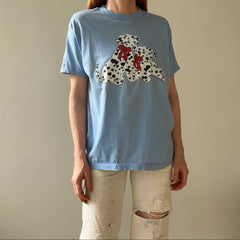 1985 Dalmatian Puppy Hearts T Shirt