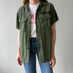 1970 Short Sleeve OG-107 US Military Vietnam Era Shirt