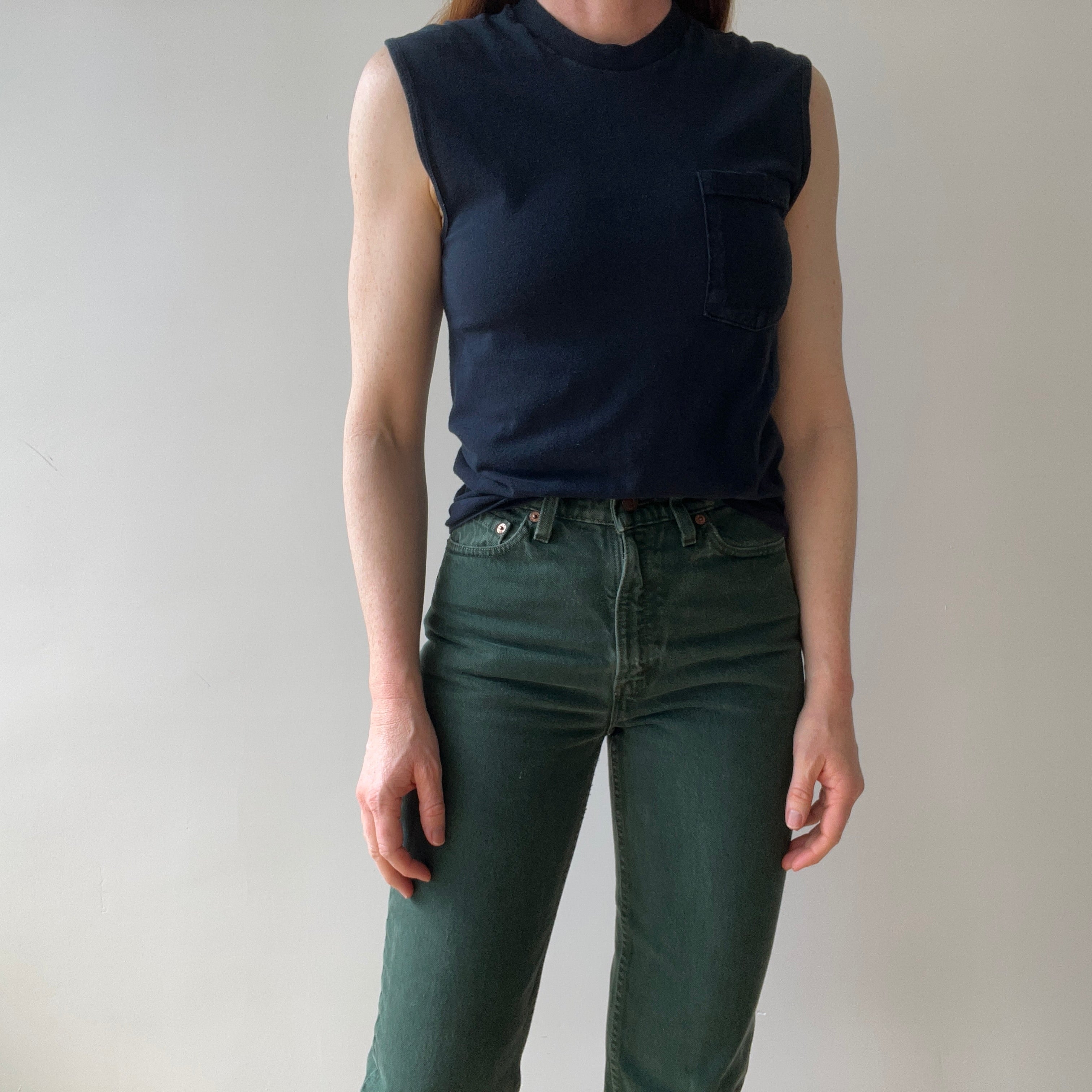 1990s Black Muscle Tank