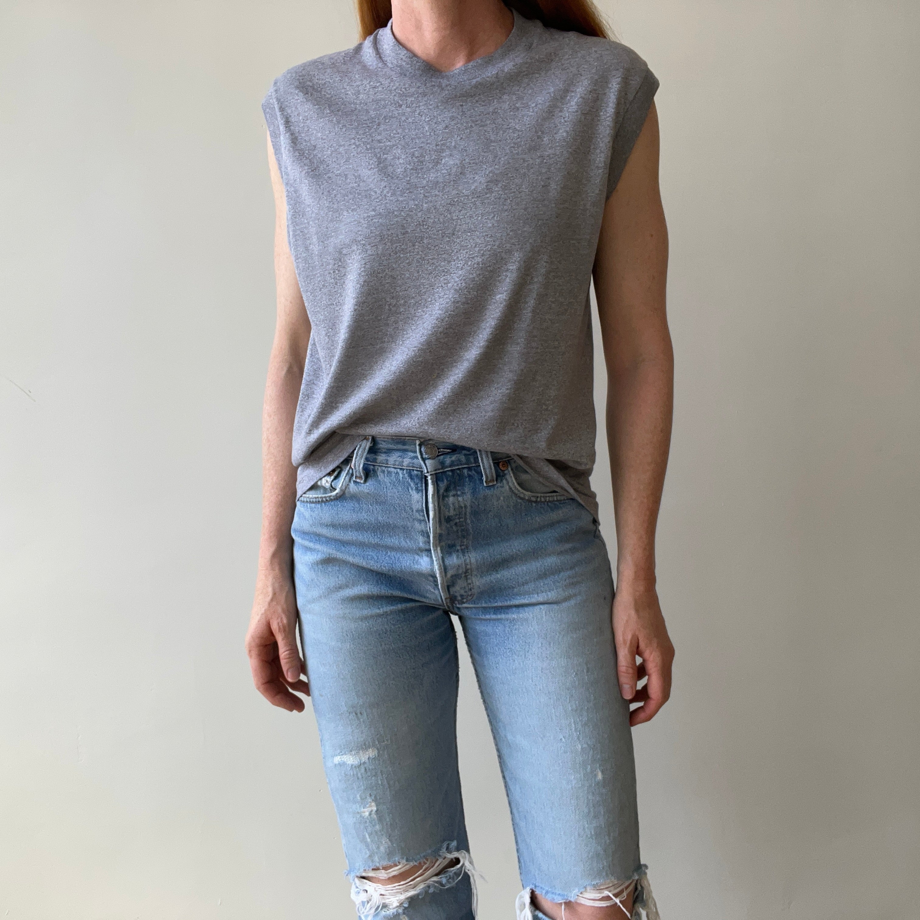 1980s/90s Grey Muscle T-Shirt