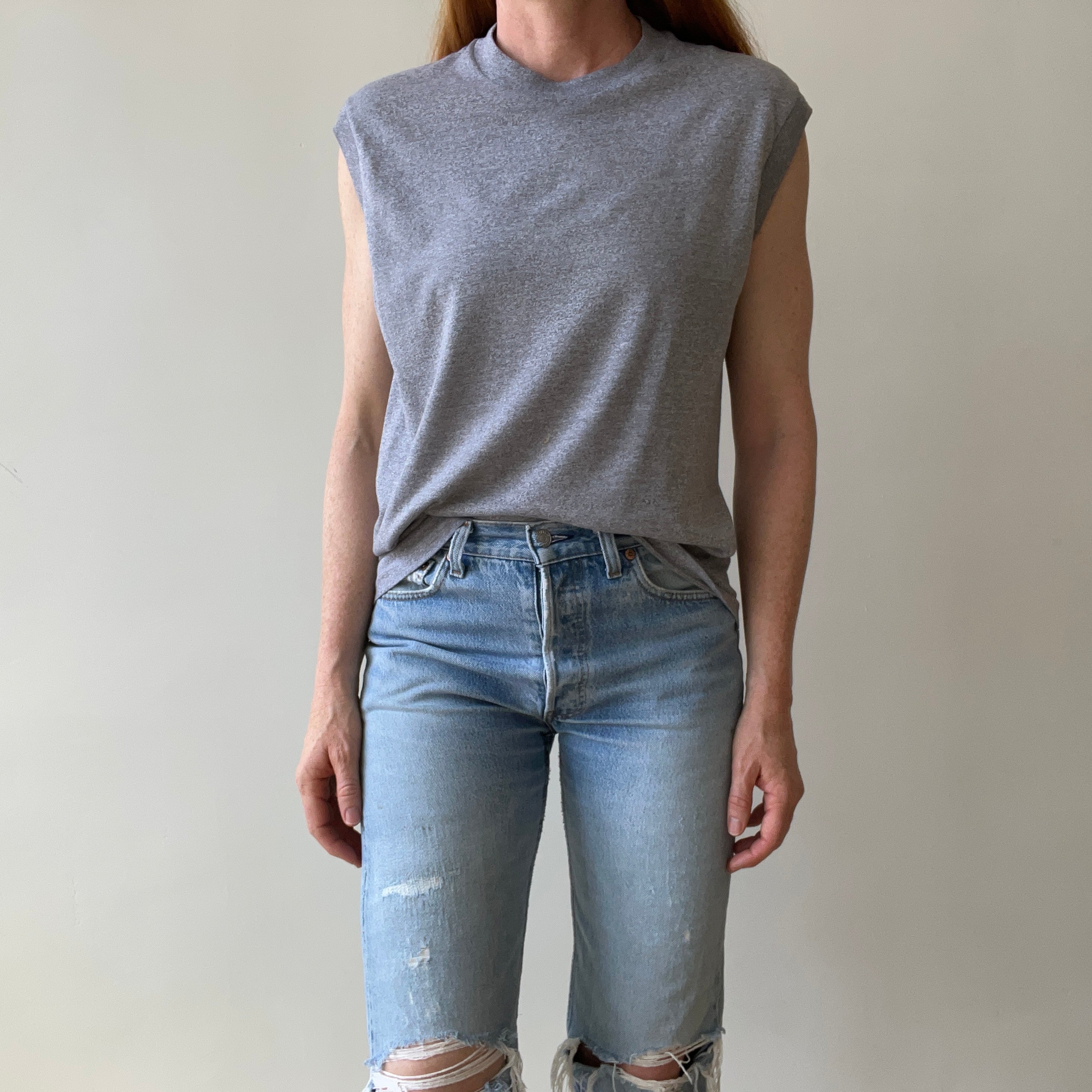 1980s/90s Grey Muscle T-Shirt