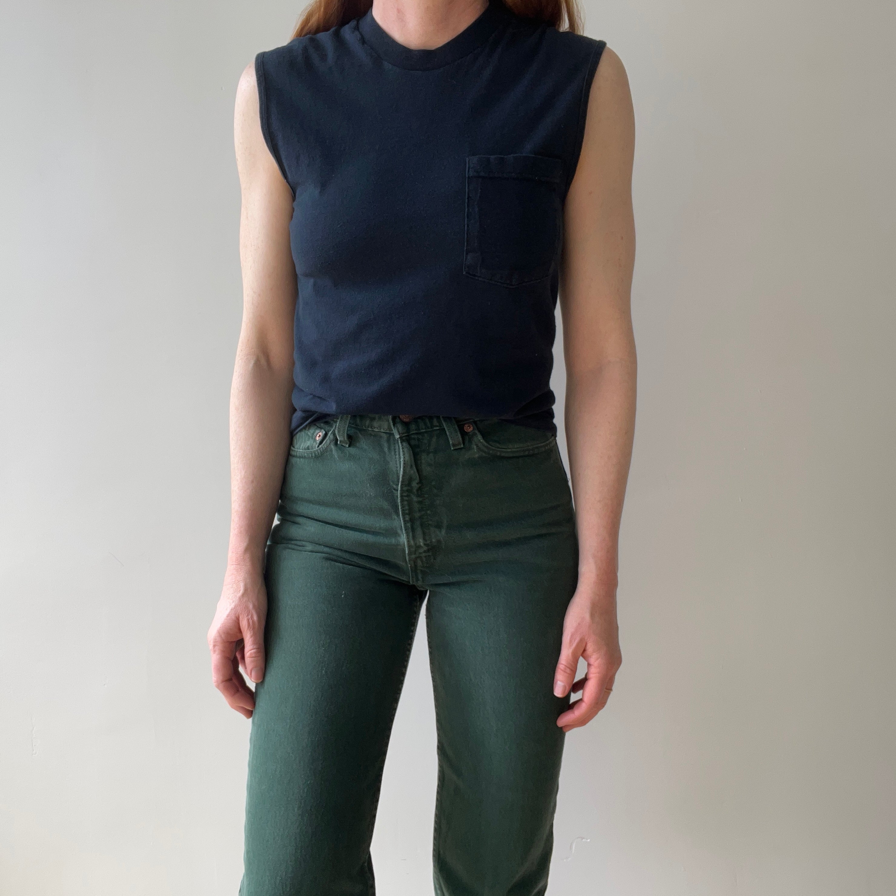 1990s Black Muscle Tank