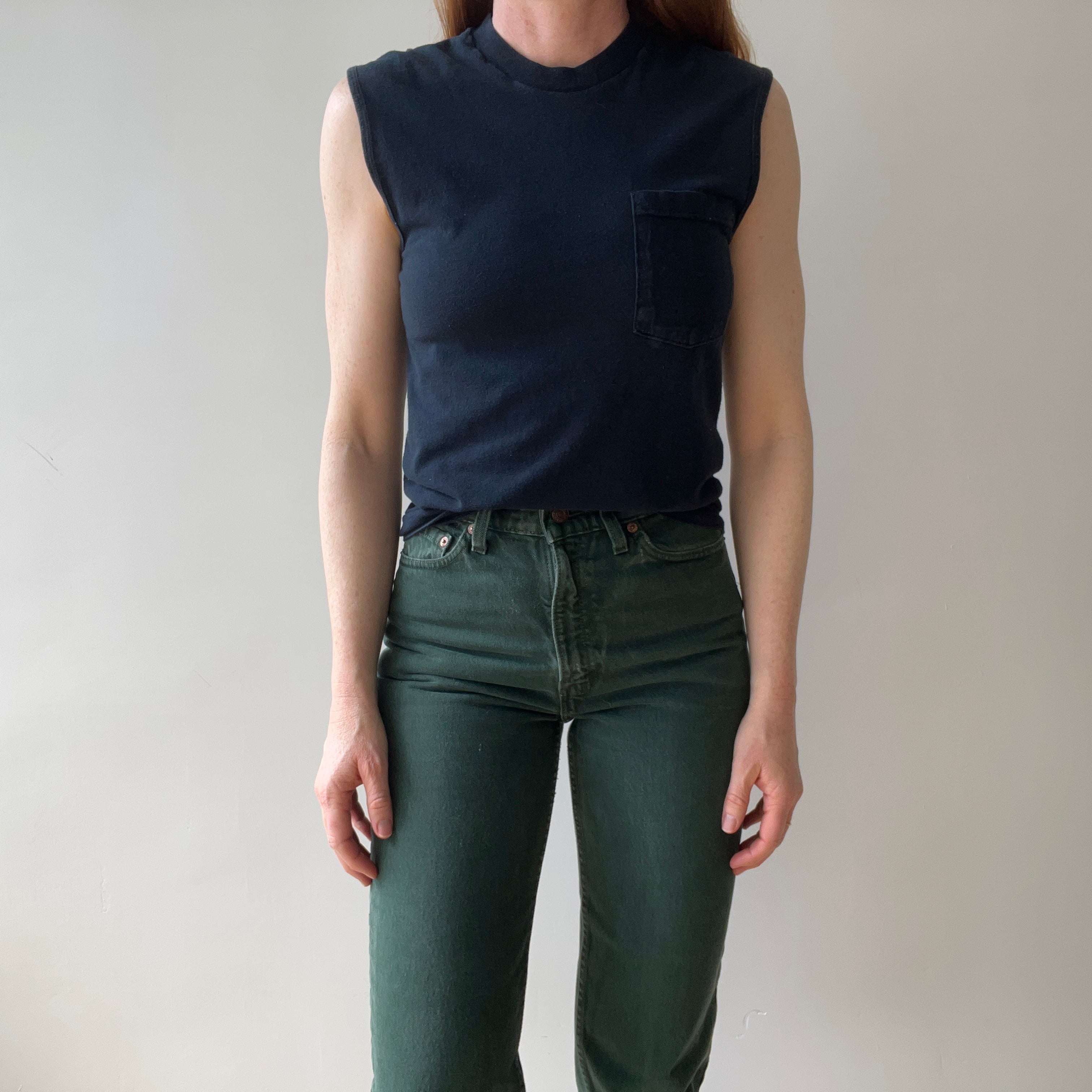 1990s Black Muscle Tank