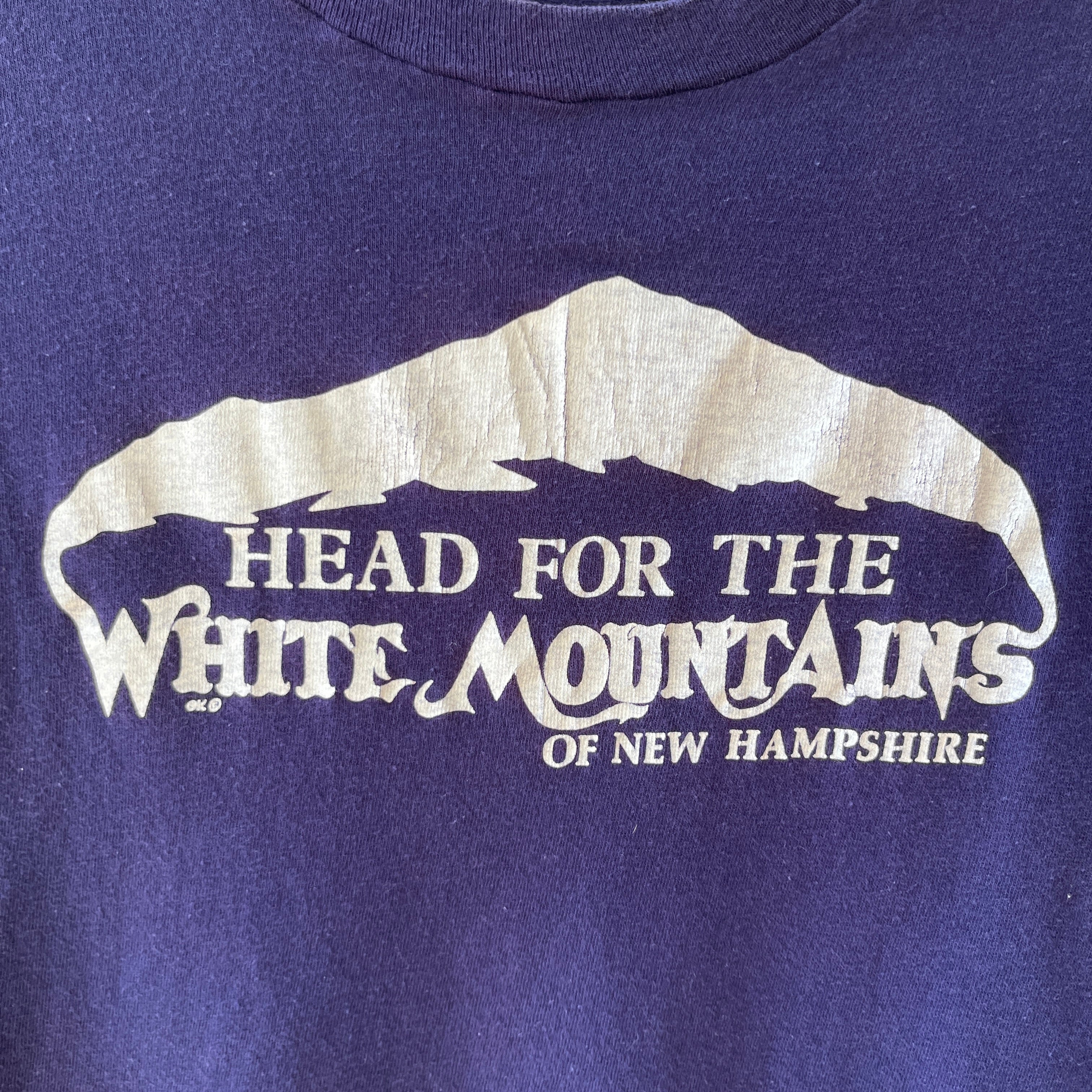 1980s Head For The White Mountains Of New Hampshire T Shirt
