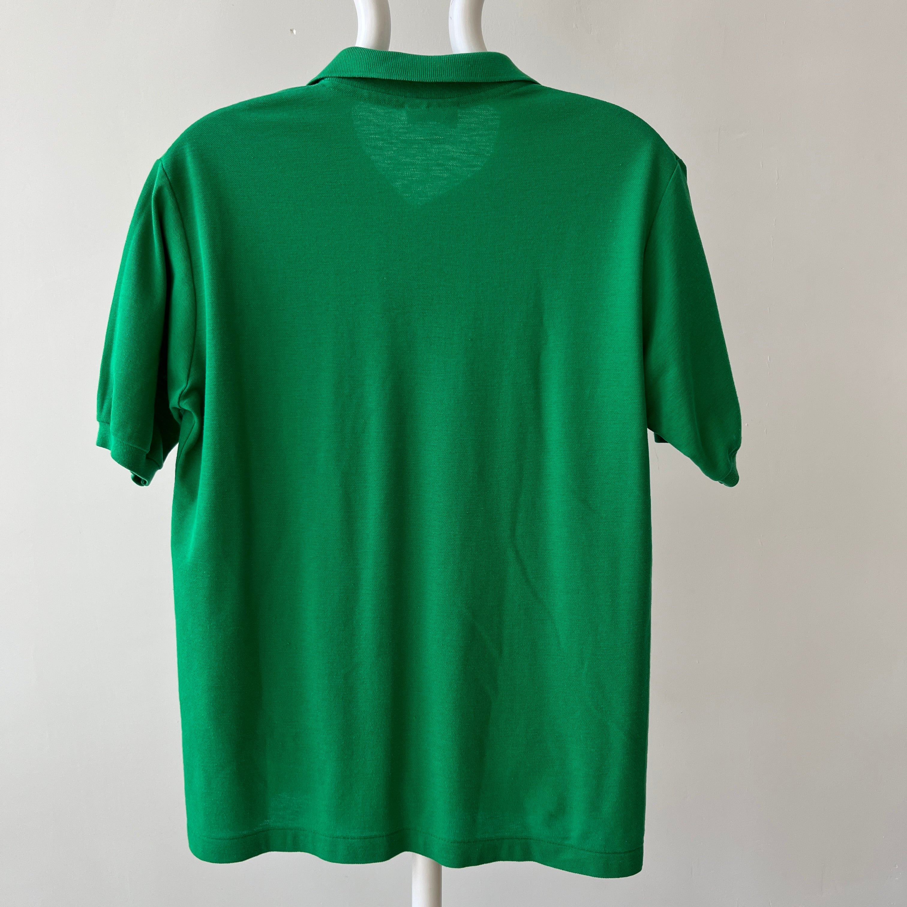 1980s Beagle Embroidered Polo Style Shirt