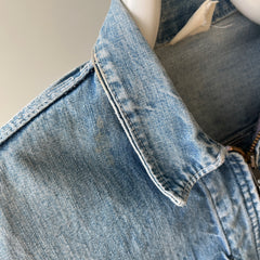 1960s Osh Kosh Denim Zip Jacket - THE OG TAG!!!