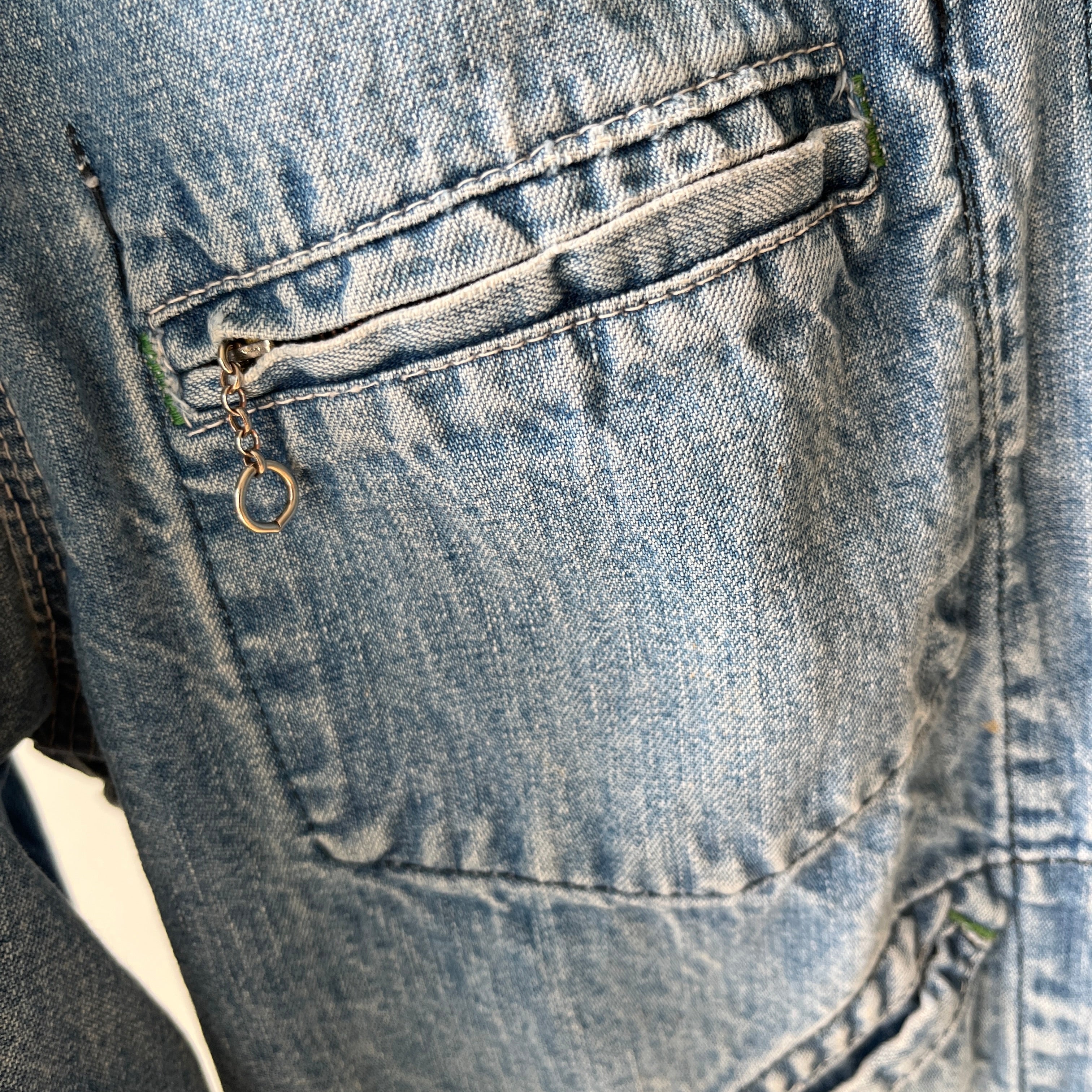 1960s Osh Kosh Denim Zip Jacket - THE OG TAG!!!