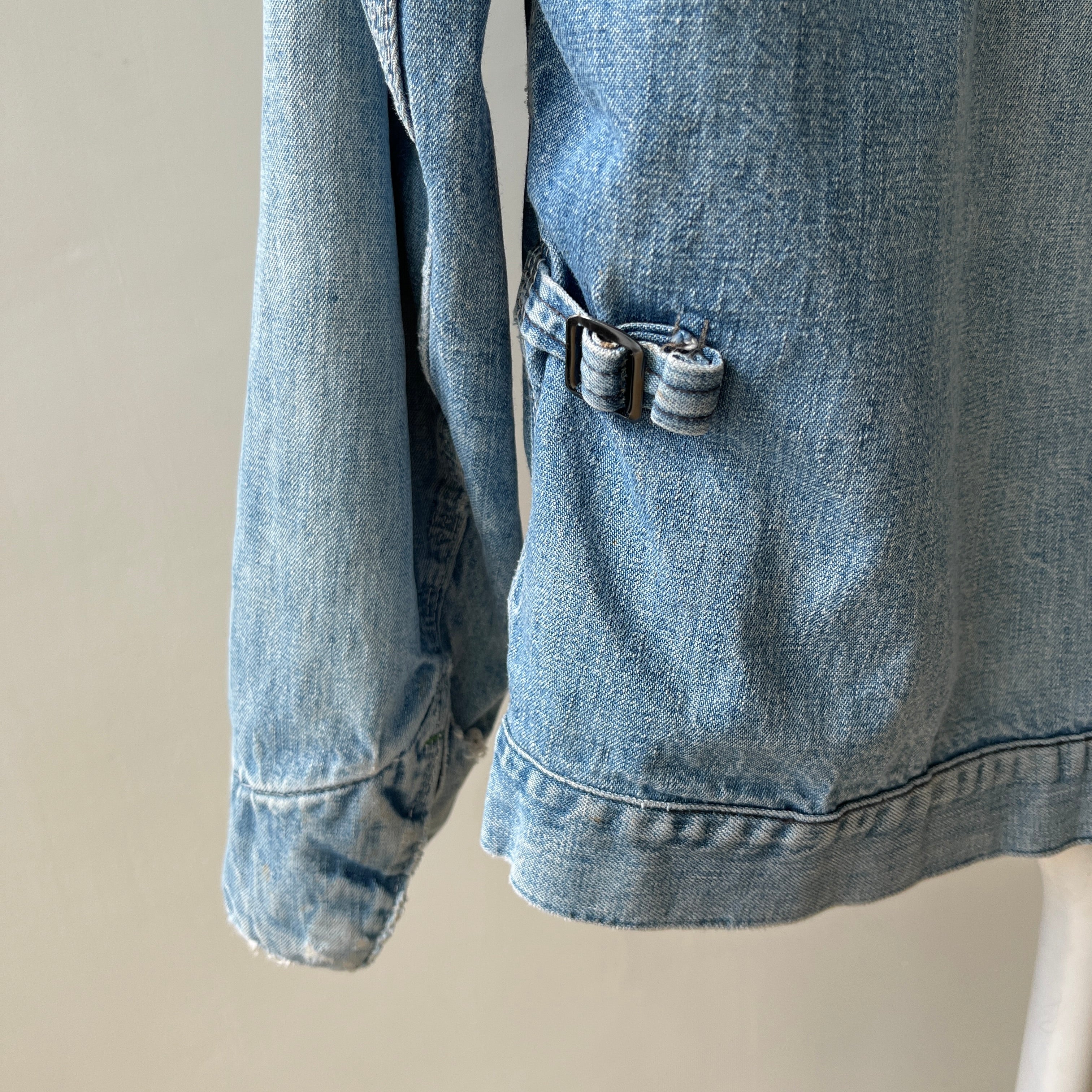 1960s Osh Kosh Denim Zip Jacket - THE OG TAG!!!