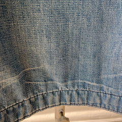 1970s Sears Blanket Lined Chore Coat - Mended Button Hotels - Beautiful