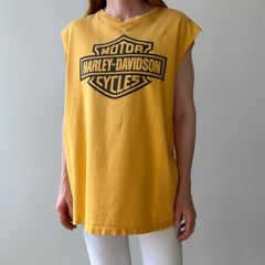 2005 Harley Davidson Cut Off Muscle Shirt - Thrashed with a Backside