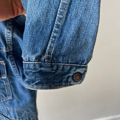1970s Selvedge Paint Stained Type Two Style Denim Jean Jacket - WOAH