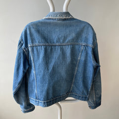 1970s Selvedge Paint Stained Type Two Style Denim Jean Jacket - WOAH