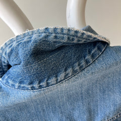 1970s Selvedge Paint Stained Type Two Style Denim Jean Jacket - WOAH