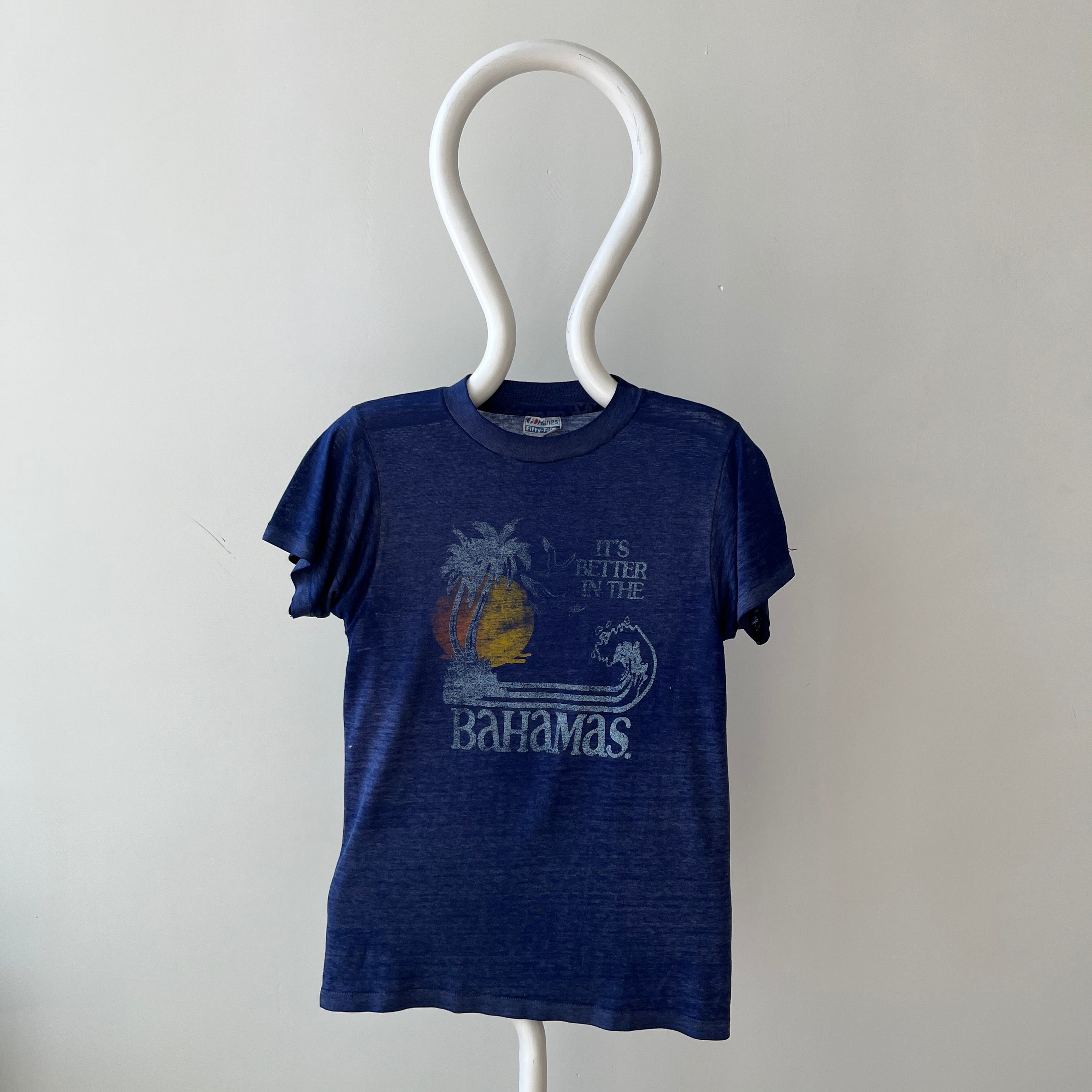 1980s Paper Thin Its Better In The Bahamas T-Shirt