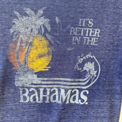 1980s Paper Thin Its Better In The Bahamas T-Shirt