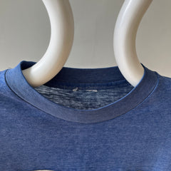 1982 Paper Thin Harley T Shirt Green Bay Wisconsin - GOLD