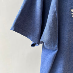 1982 Paper Thin Harley T Shirt Green Bay Wisconsin - GOLD